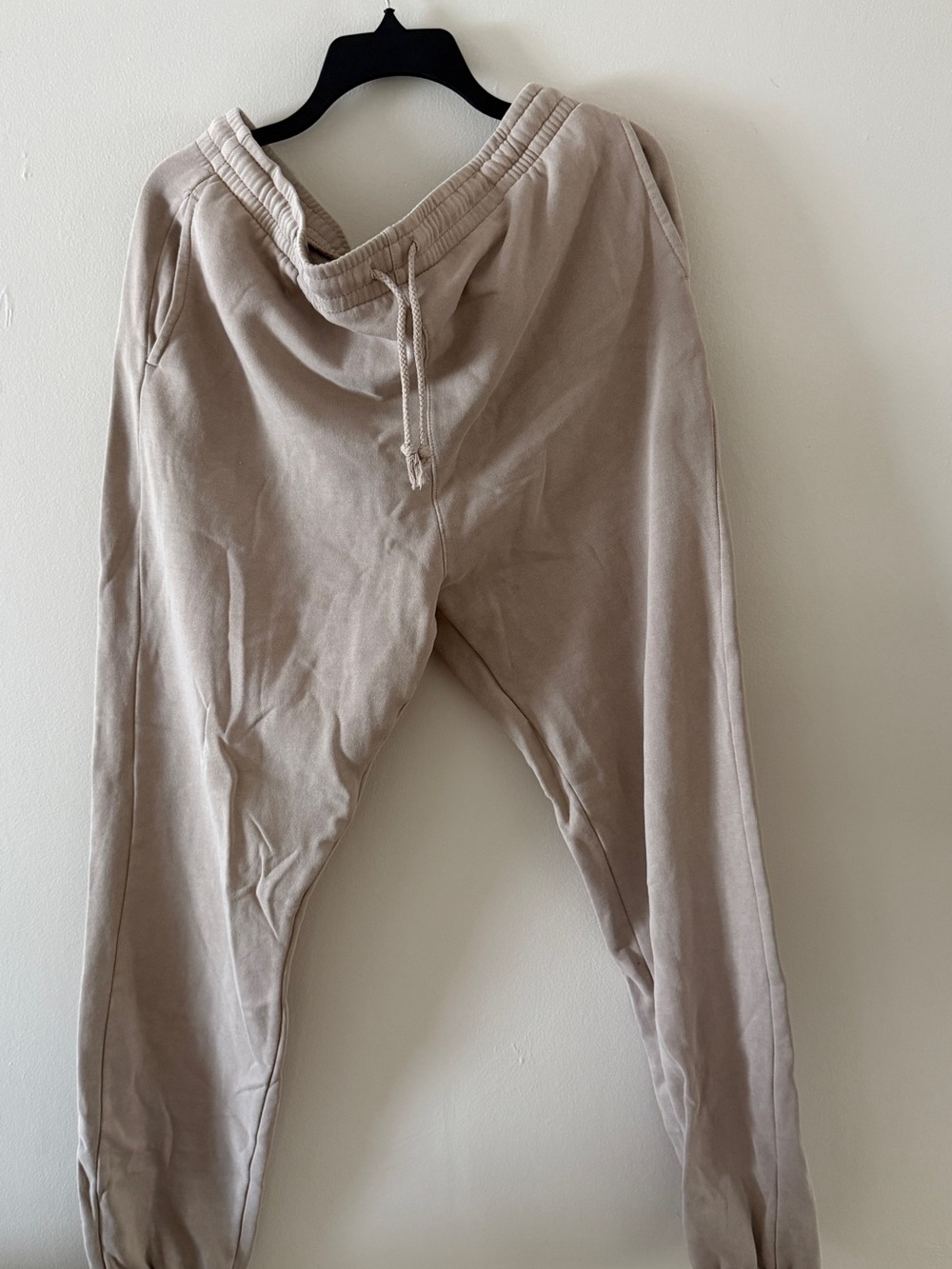 PacSun Men's Light Taupe Drawstring Joggers